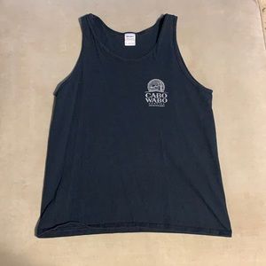 Men’s black tank top
